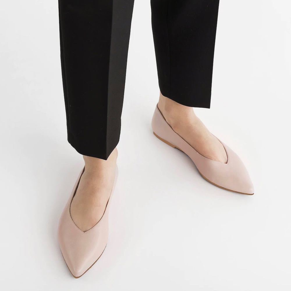 Flattered Iliana Leather Sand Flats